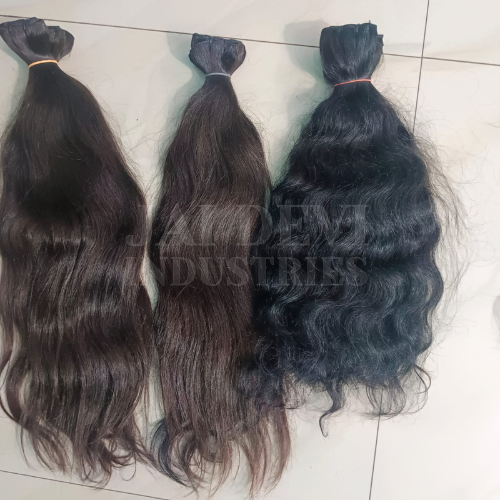 Cheap Remy Virgin Human Hair Extensions Unprocessed Wave Hair Bundles Raw Indian High Quality Hair Directly from India