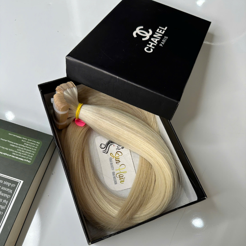 Wholesale Price Tape Hair Product Easy To Use With Pla Color Straight Texture SDD Thick Tail 100% Real Human Hair Extensions