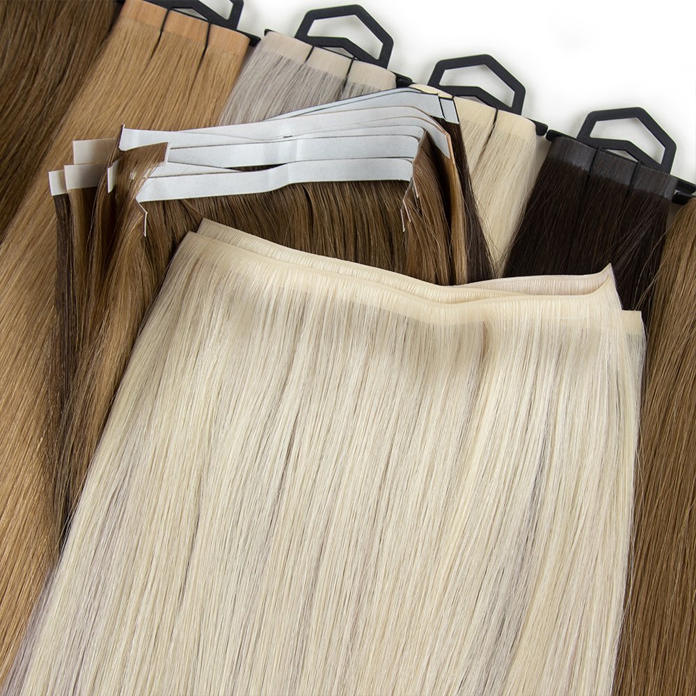 European Russian Remy Hair Extensions High Quality Injected Full PU Skin Weft Single Invisible Tape Hair Human Hair Extensions