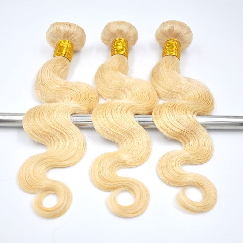 613 Blonde Body Virgin Brazilian Hair Bundles,Wholesale Raw Brazilian Virgin Cuticle Aligned Hair,Human Hair Extensions Vendors