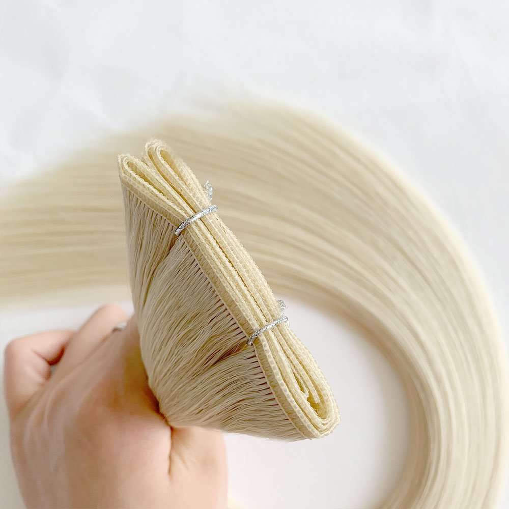 Hot Sale Remy Flat Weft Hair Extensions 100% Human Hair Invisible Double Drawn Virgin Seamless Weft Hair