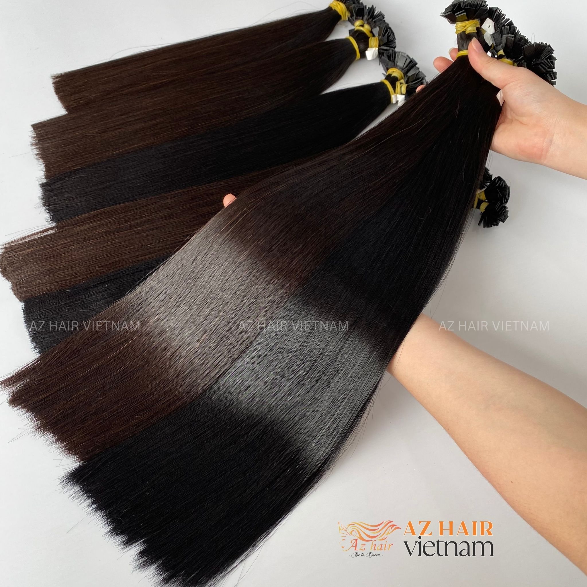 Best Selling Keratin Flat Tip Hair Extensions Double Drawn Length 8-34 inches Vietnamese Wholesale
