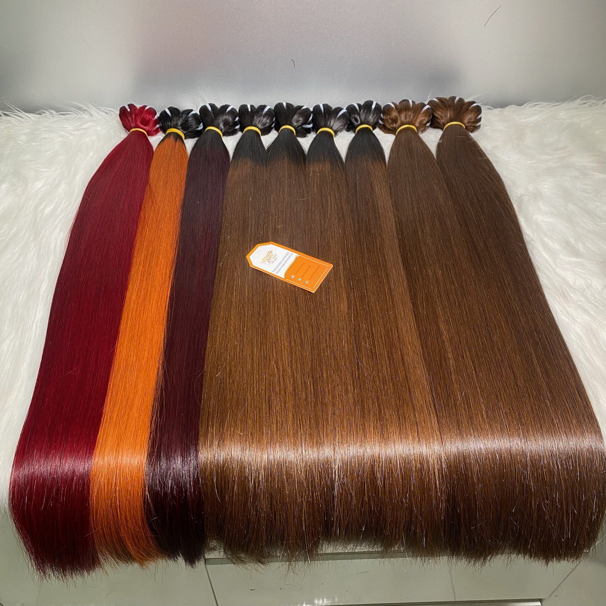 Wholesale 100% Pure Raw Unprocessed Virgin Raw Human Hair Extensions Long Lasting Machine Double Weft Cheap Weave Hair Vietnam