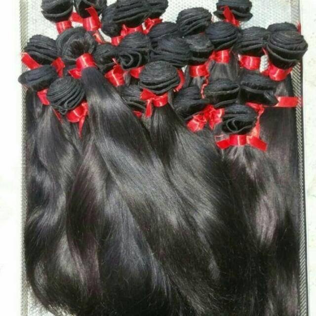 Brazilian Wholesale Quality Human Hair Extensions No Shedding No Tangle Indian Wave Style 8 Inches Stretched Length in Bundles