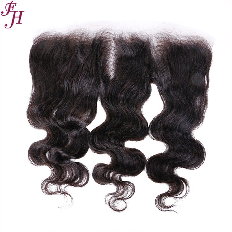 FH HD Lace Closure 13x4 Natural 613 Blonde Human Hair Extensions Brazilian 100% Unprocessed Human Hair Closure Frontal