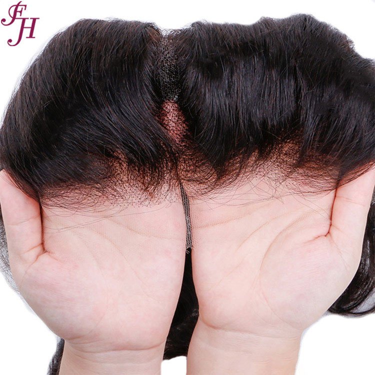 FH HD Lace Closure 13x4 Natural 613 Blonde Human Hair Extensions Brazilian 100% Unprocessed Human Hair Closure Frontal