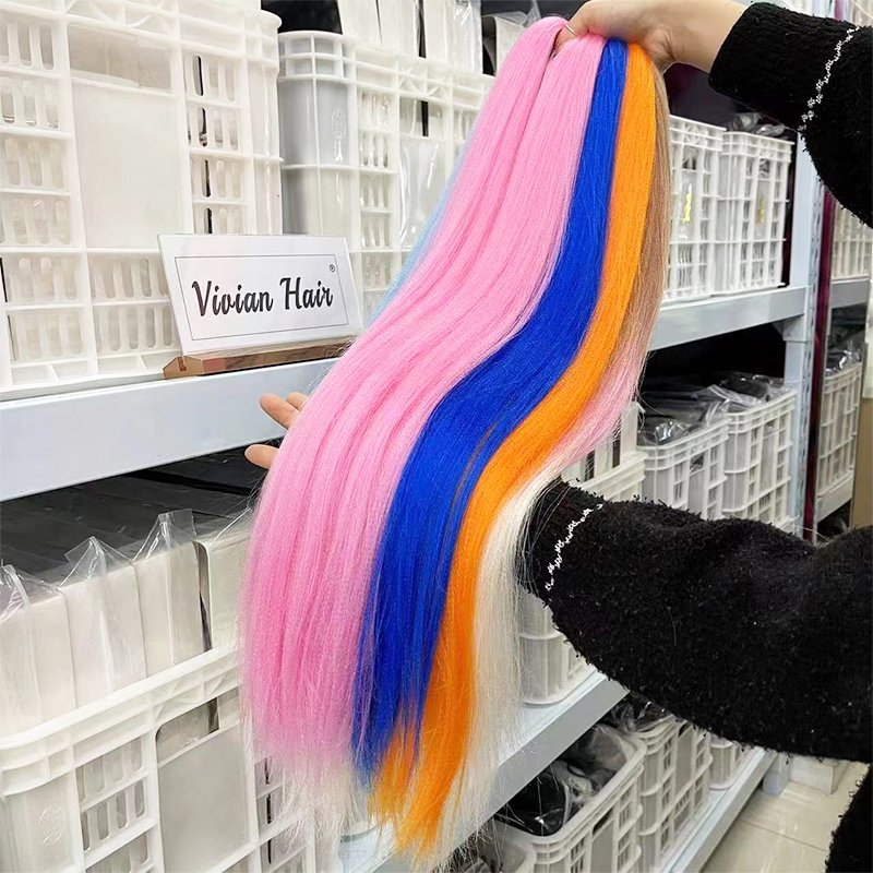 Vivian hair Wholesale yaki hair Pre Stretched Braids Jumbo prestretched Darling Synthetic Crochet Braiding Hair