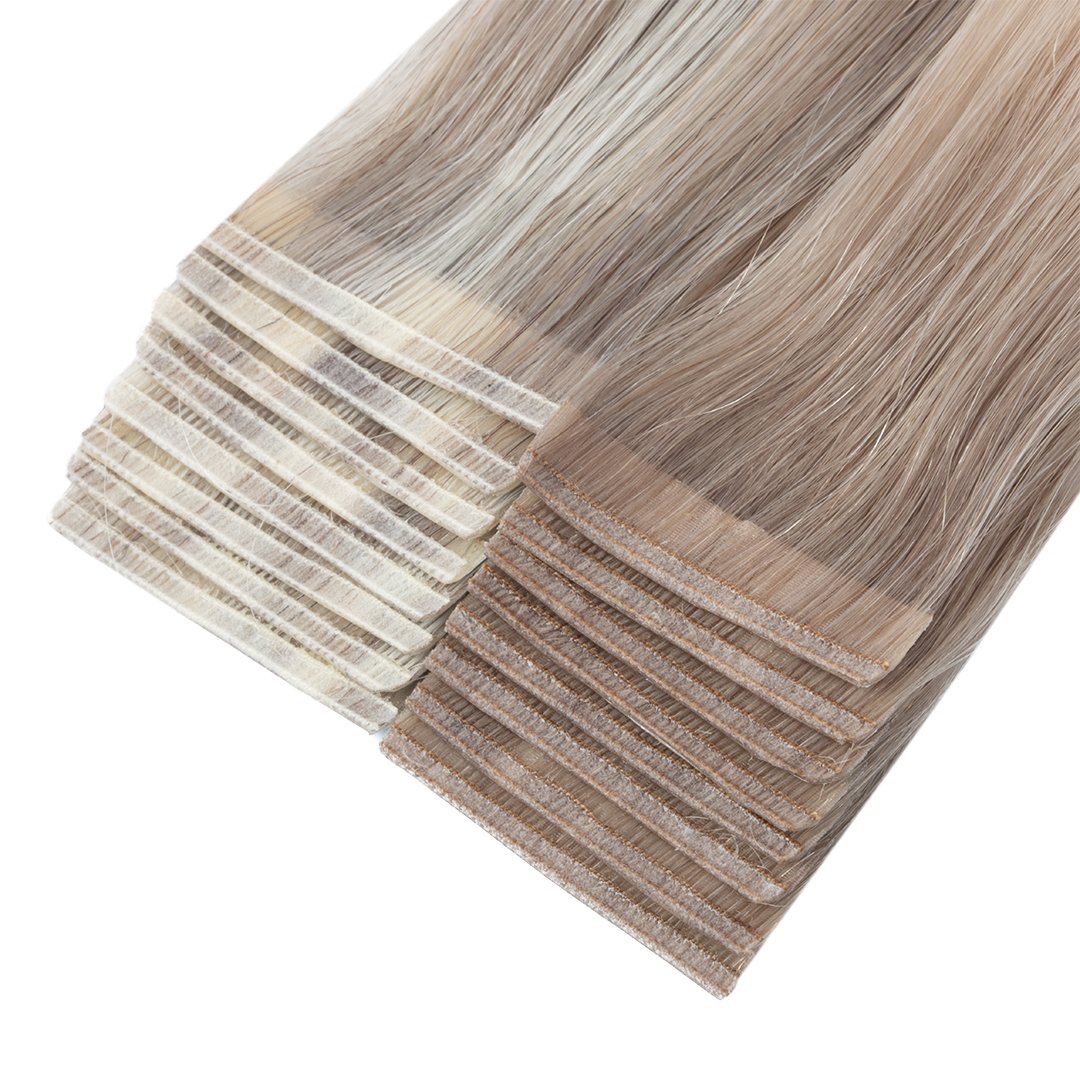 Wholesale Customized Thick End No Shedding Virgin 100% Human Hair Russian Genius Weft Hair Extensions