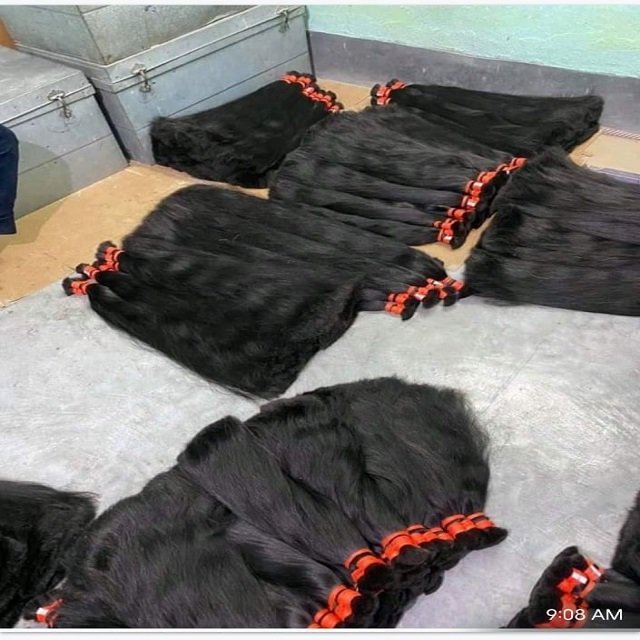 Human hair extensions Non Remy Double Drawn Hair