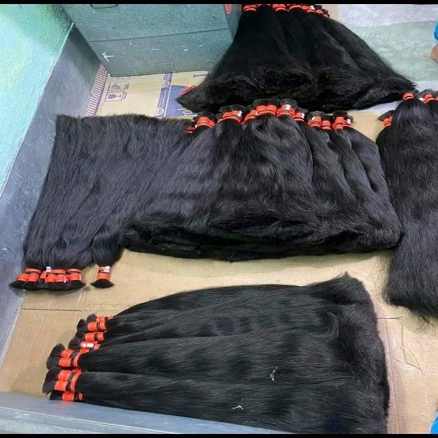 Human hair extensions Non Remy Double Drawn Hair