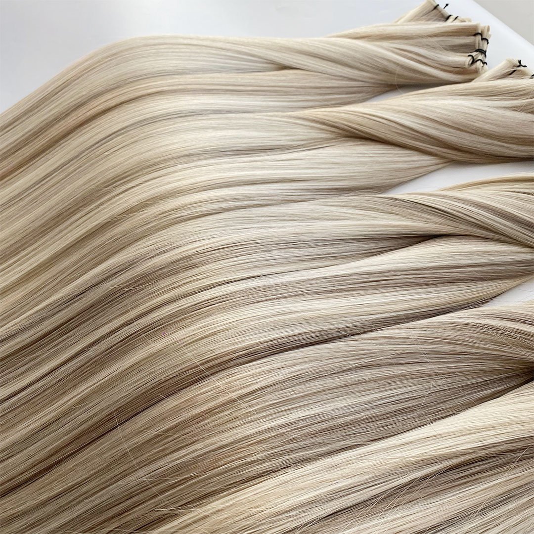 2023 Genius Weft 12A One Donor Double Drawn Virgin Human Hair Extensions Top Quality