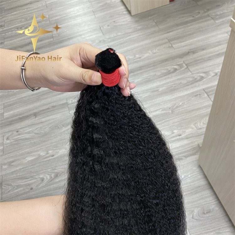 Wholesale Kinky Straight Braiding Hair Full Bulk Human Hair For Braiding No Weft Human Hair Extensions Drop shipping