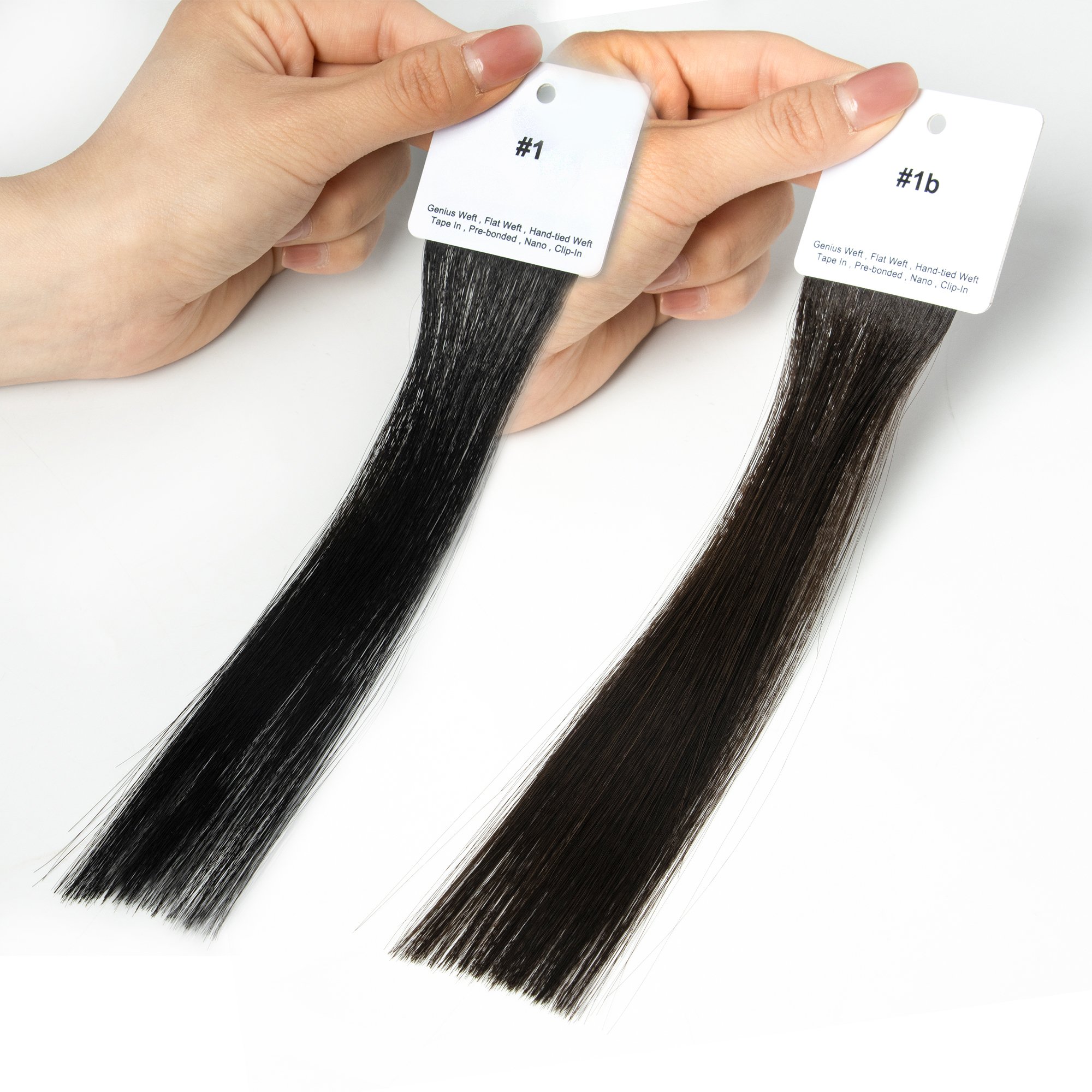 15cm 20cm customized Tape hair ring Different colors human hair extensions and New technology lashes and brows extensions