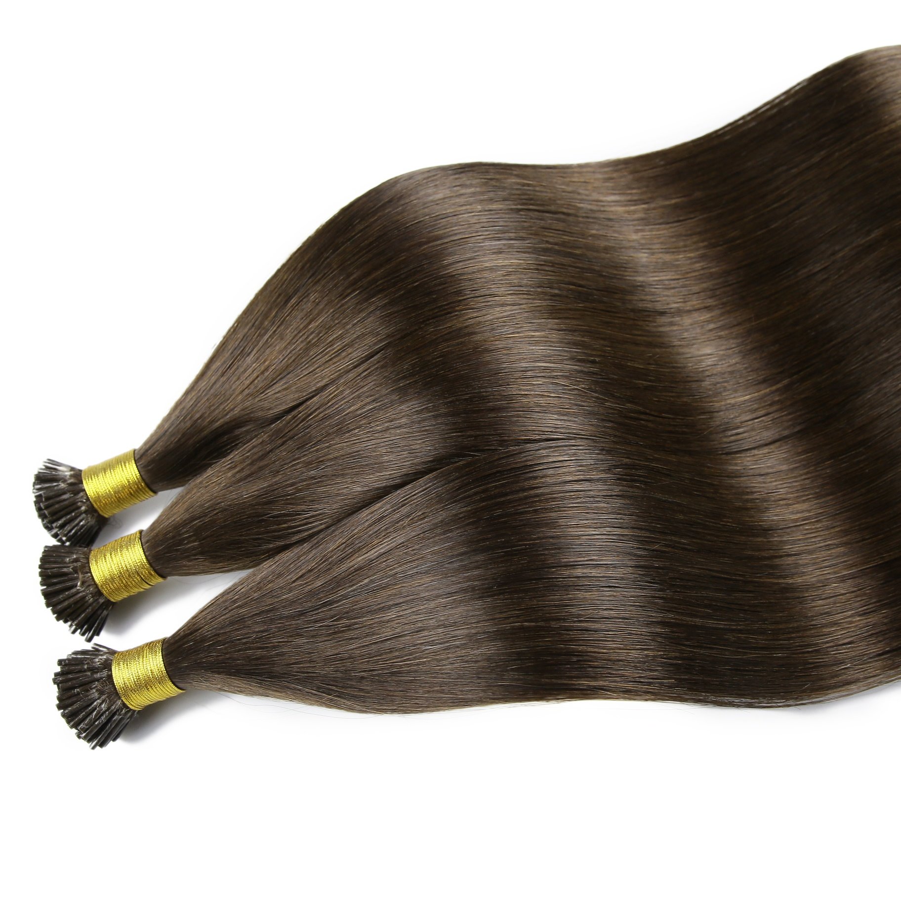 Fashion Hot Sales HZX Hair Extensions Human Hair 2# Dark Brown I Tip Human Hair Extensions