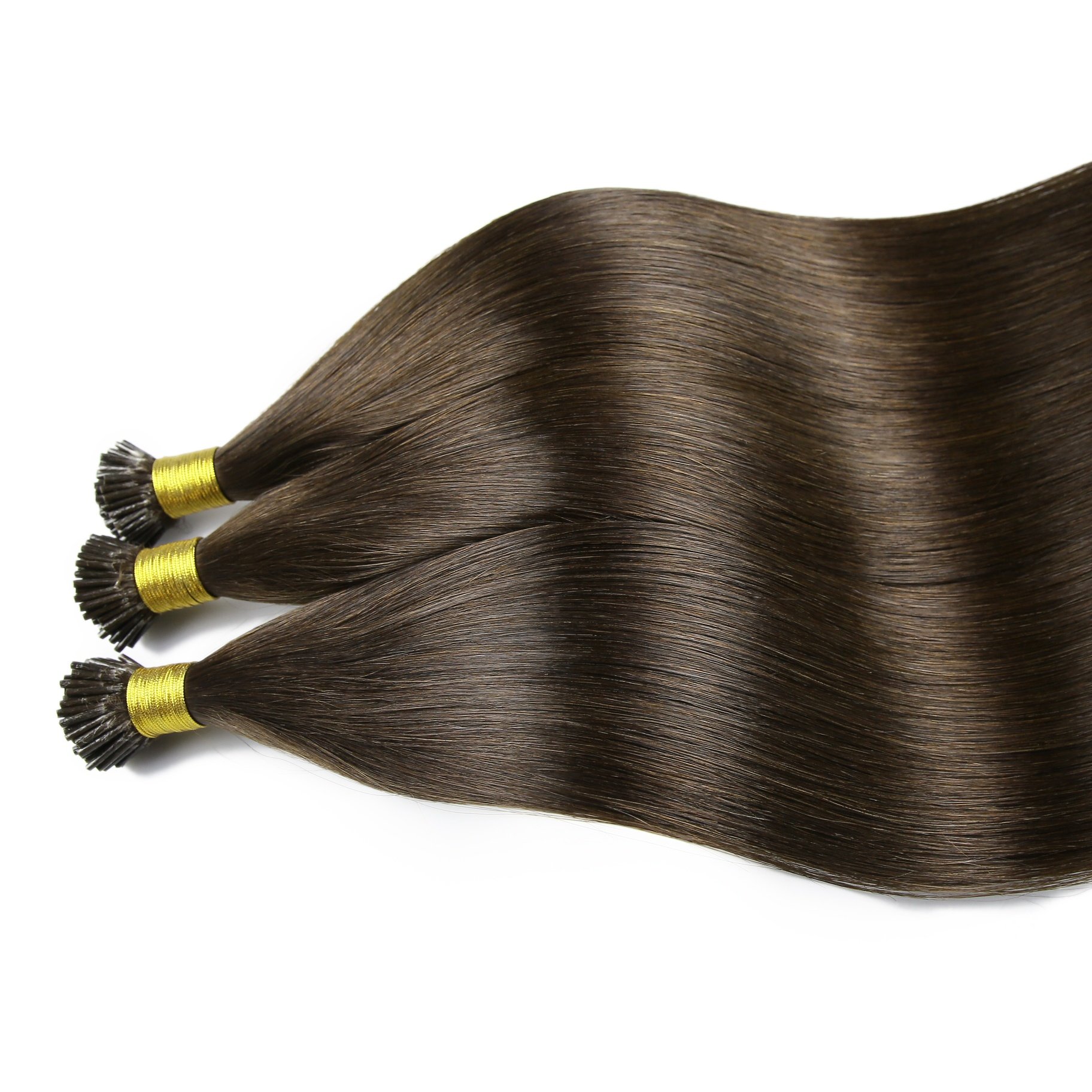 Fashion Hot Sales HZX Hair Extensions Human Hair 2# Dark Brown I Tip Human Hair Extensions