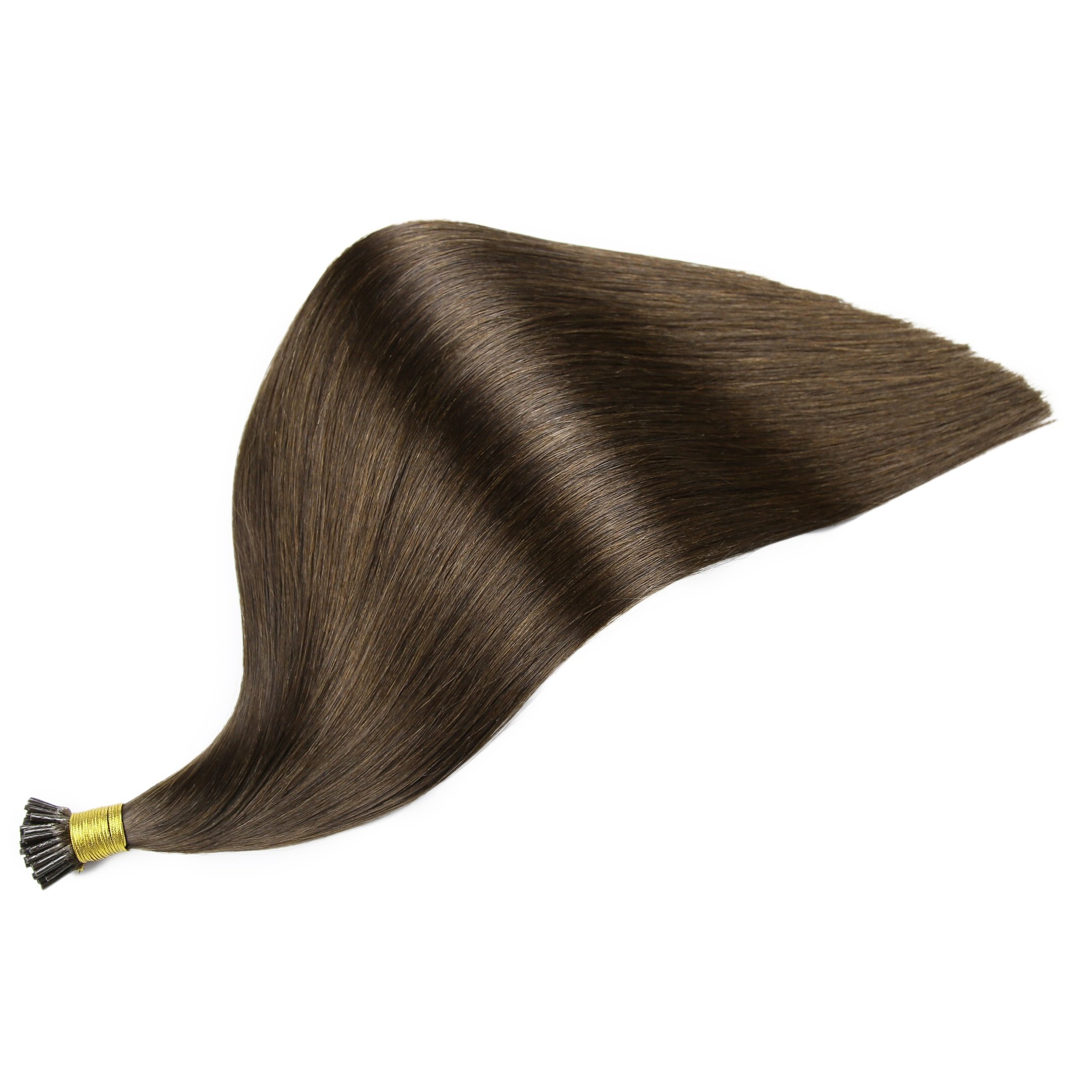 Fashion Hot Sales HZX Hair Extensions Human Hair 2# Dark Brown I Tip Human Hair Extensions
