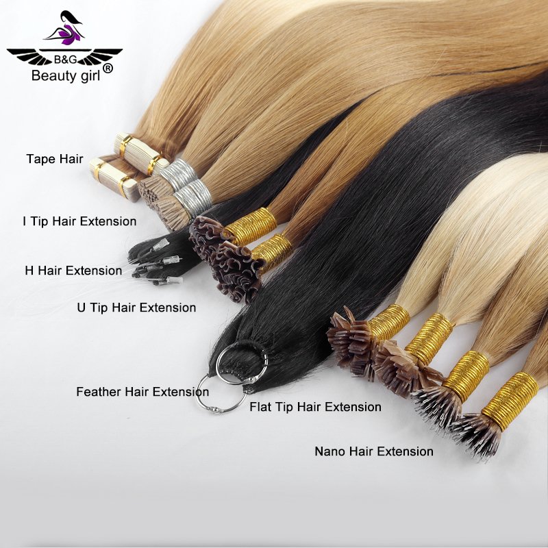 Factory Price Luxury European Remy Hair Double Drawn Full Cuticle Aligned Keratin Flat Tip Human Hair Extensions