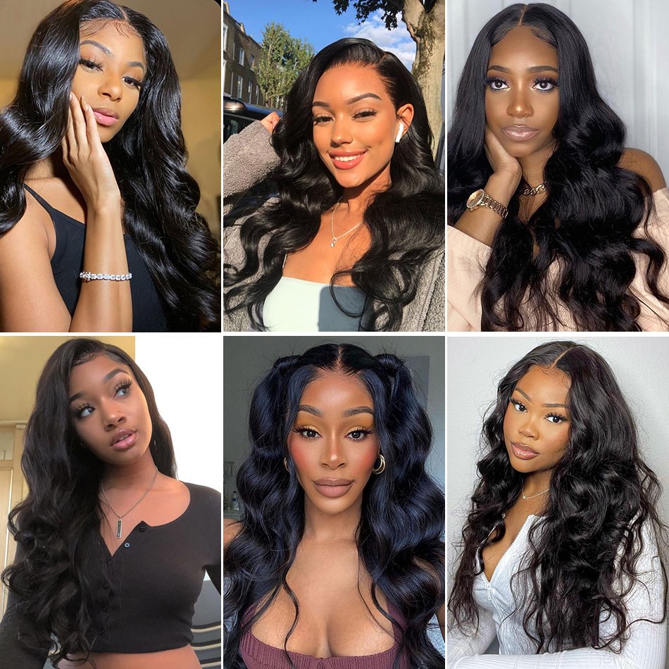 Full Hd 360 Lace Frontal Wig Body Wave Raw Brazilian 100% Virgin Human Hair Extension Transparent Lace Front Wig For Black Women