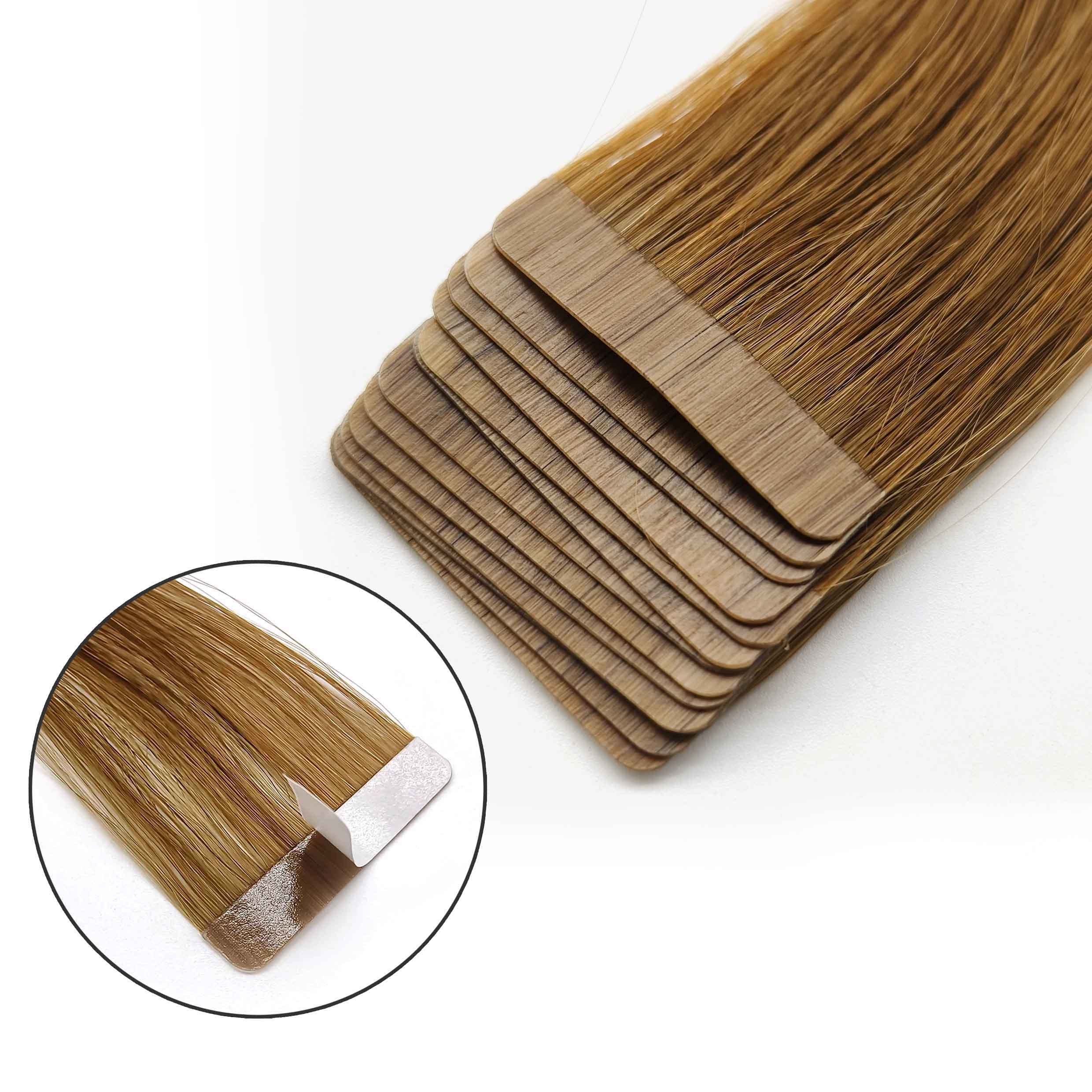 Wholesale Balayage Color Virgin Hair Vendors long line regular tape in extensions tape in human hair extensions