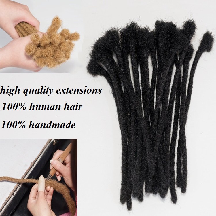 Good Quality Factory Directly 10 Inches Socks Dreadlocks Locs Loc Extensions Human Hair Extension