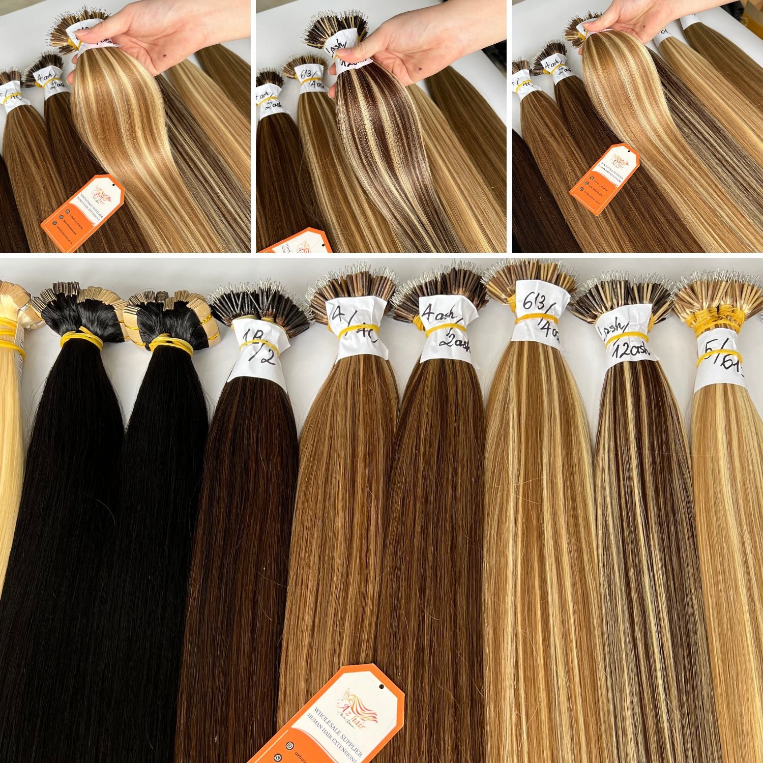 Wholesale Thick End Double Drawn Remy Vietnamese Keratin Flat U Nano I Tip Hair Extensions Best Price