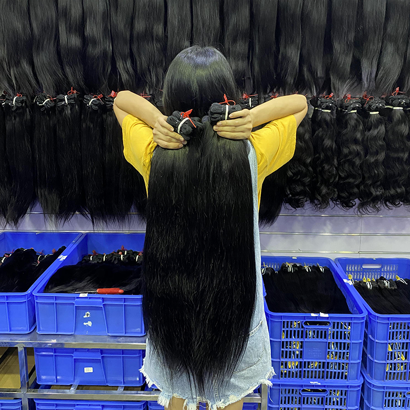 Foxen Raw Burmese Curly Hair Bundles Natural Hair Extensions Wholesale Double Drawn Human Hair Bundles with Lace Closure