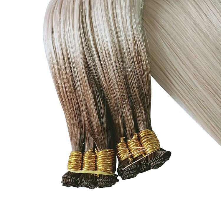 Thickness Bottom Customized 100% Human Hair Extensions Lifetime Over Two Year Russian Hair