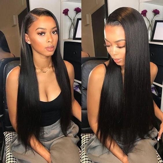 100% Human Hair Extension Virgin Cuticle Aligned Hair, Cheveux Cabelo Humano Cuticle Aligned Virgin Hair Human