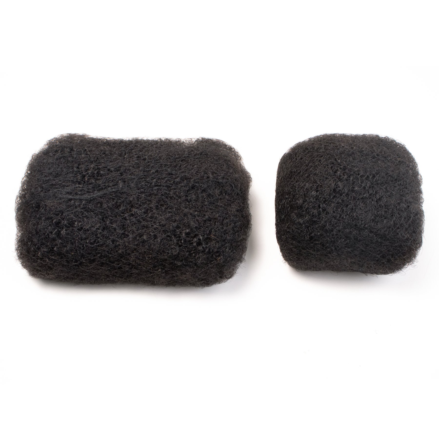 8 inches Natural Black Afro Kinky Bulk Human Hair 4C Hair Bulk For Crochet Dreadlocks Braiding Hair Can dye bleach