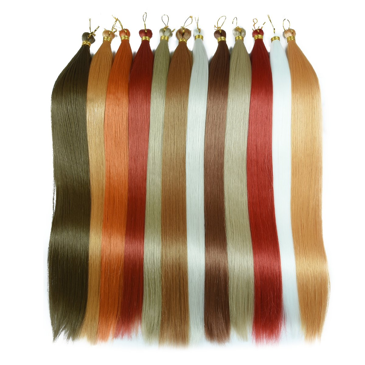 Anxin 100% Futura Fiber Straight Hair, Flame Retardant Heat Resistant Bone Straight Braiding Hair Extension