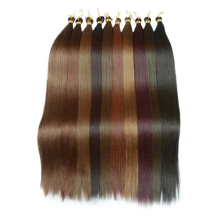 Anxin 100% Futura Fiber Straight Hair, Flame Retardant Heat Resistant Bone Straight Braiding Hair Extension