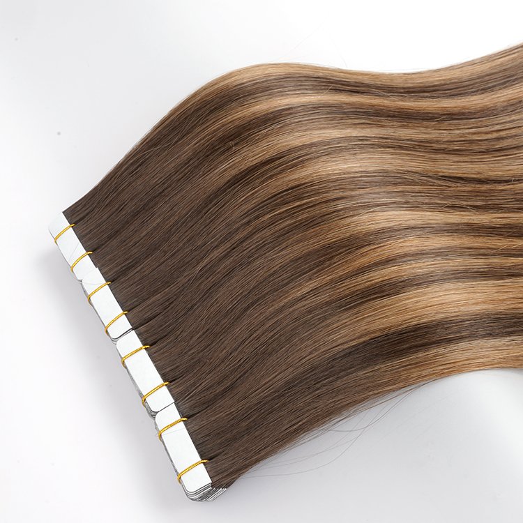 Factory Supplier 100% Remy Human Hair Extension Tangle and Shedding Free 22 Inches Adhesive Tape in hair extensions