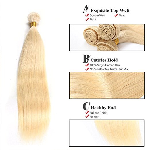 Becus Hair Blond Cuticle Aligned Raw 613 Virgin Hair Bundles With Frontal/Closure,Wholesale Bundle Virgin Hair Vendor