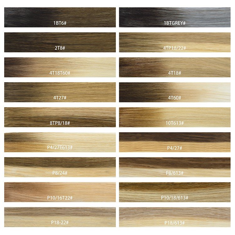Leshine Popular Color Swatch Human Hair Extension Balayage Luxury Colour Ring