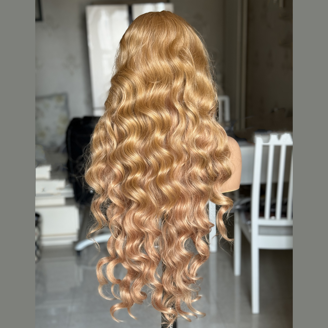 starhair 32Inch Long 13x6 Lace Body Wave Pre Plucked with Baby Hair Glueless Swiss Lace Heat Resistant Synthetic Lace Front Wigs