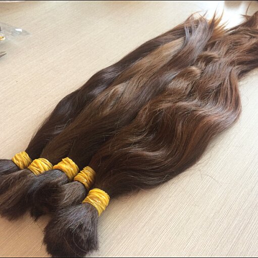 The Best Hair Vendors Natural Brown Color Virgin Indian Hair 100 Unprocessed Raw Human Hair