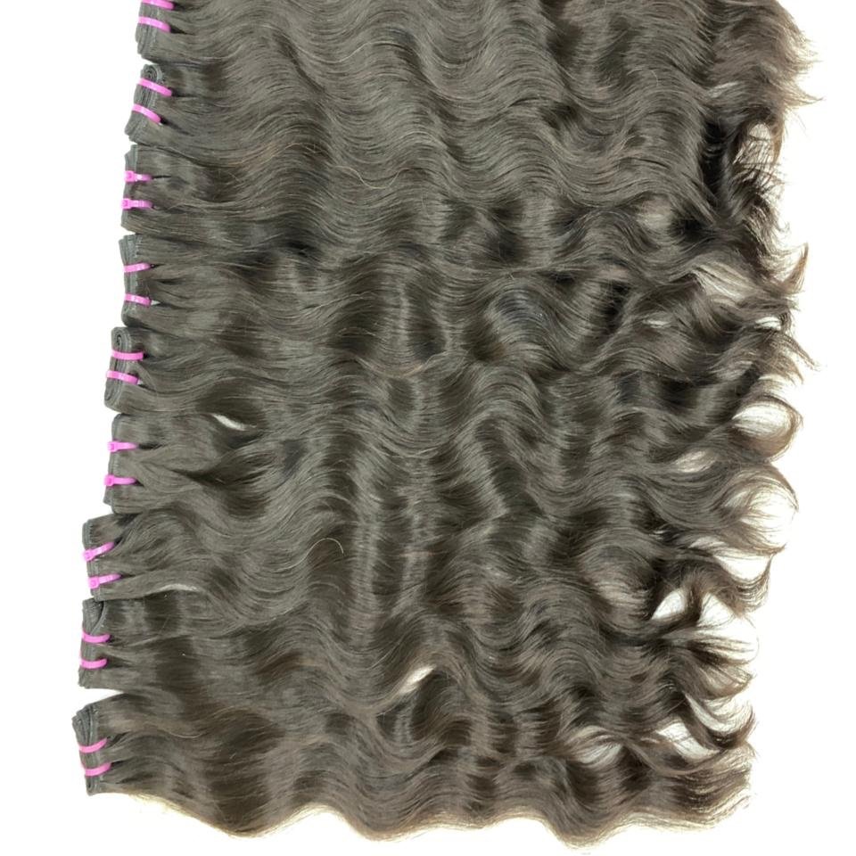 100% Indian Remy Virgin Hair Extensions Raw Indian Temple Hair Natural Wave Style 8 Inches Stretched Length VENDOR from India