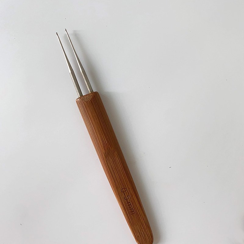 Stocking tools for dreadlocks hair extensions braiding 0.5cm crochet locks hooks for black men for hair salon stylist in stock