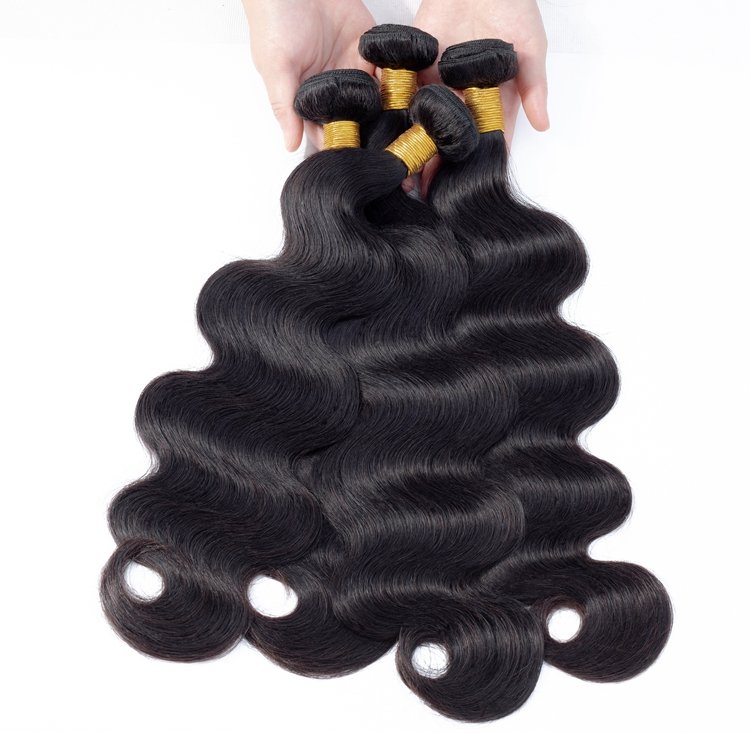 Bundle deal black body wave weave virgin mink wig vendors cheap brazilian 100% human hair extension bundles