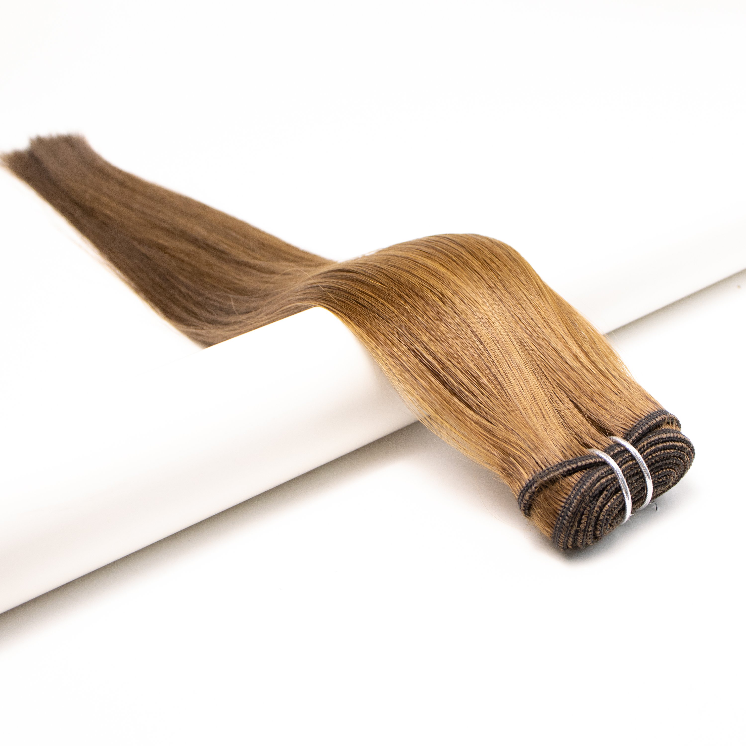 HOHO Machine Weft Human Hair Extensions Bundles 12a Virgin Human Hair Bundles Cuticle Aligned Double Weft Extensions