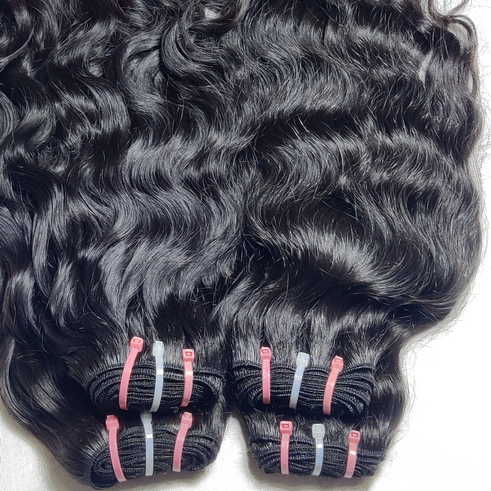 Raw unprocessed Virgin indian Human Hair Extensions High Quality Indian Human single Donor Product Wholesale Price
