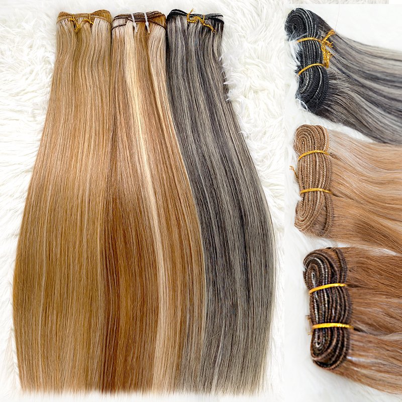 Best Selling Wholesale Human Hair Bundles 8- 32 Inches Bone Straight Natural Color 100% Natural Weft human hair Extensions