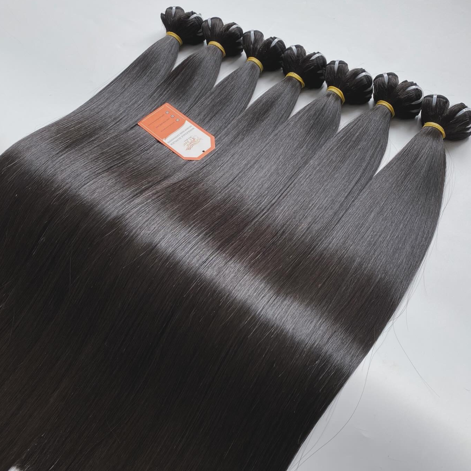 Best Vietnamese Human Hair Extensions Weft Bone Straight Super Silky Double Drawn Quality Without Shedding or Tangle