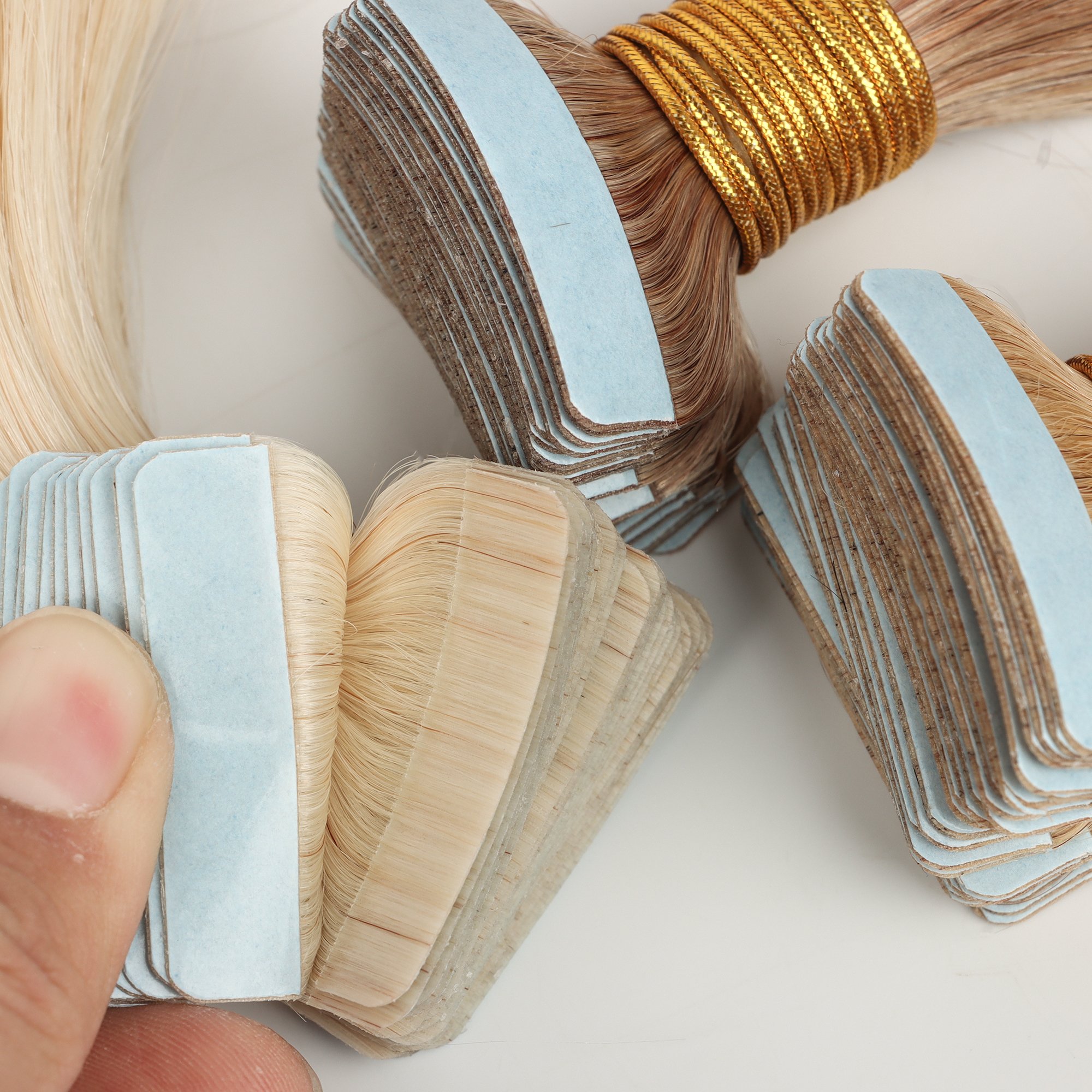 Salon High Quality 100human Remy Tape Extensions Human Hair Double Drawn 18-24inches Tap In Hair Extensions Raw Tape Hair