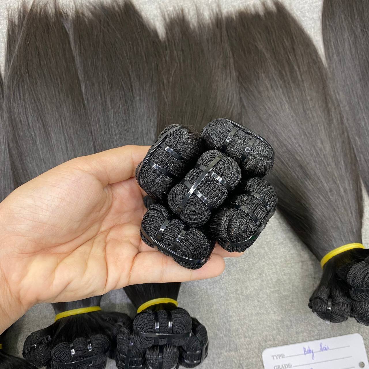 Wholesale Supplier Vietnamese Raw Hair Unprocessed Virgin Natural Silky Bone Straight Bundle Virgin Hair Extension Toupee Corp