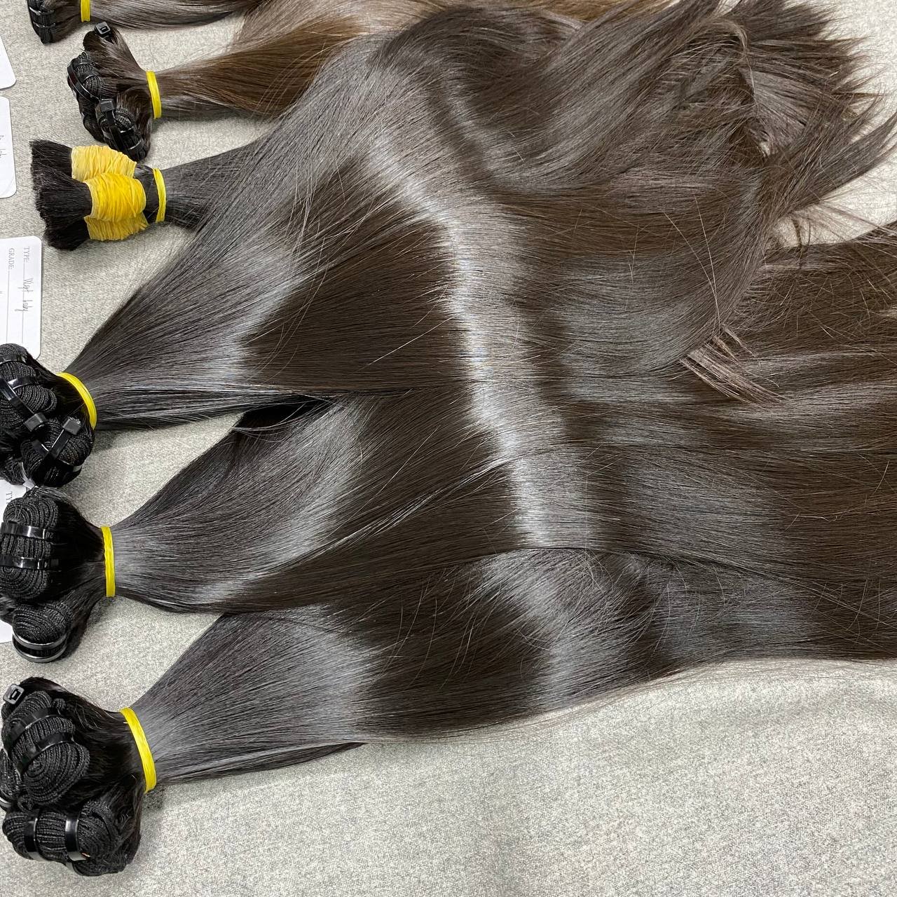 Wholesale Supplier Vietnamese Raw Hair Unprocessed Virgin Natural Silky Bone Straight Bundle Virgin Hair Extension Toupee Corp