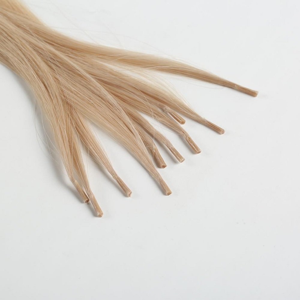 Keratin I Tip Hair Extension Remy Double Drawn Russian Human Hair Micro Link Hair Extension