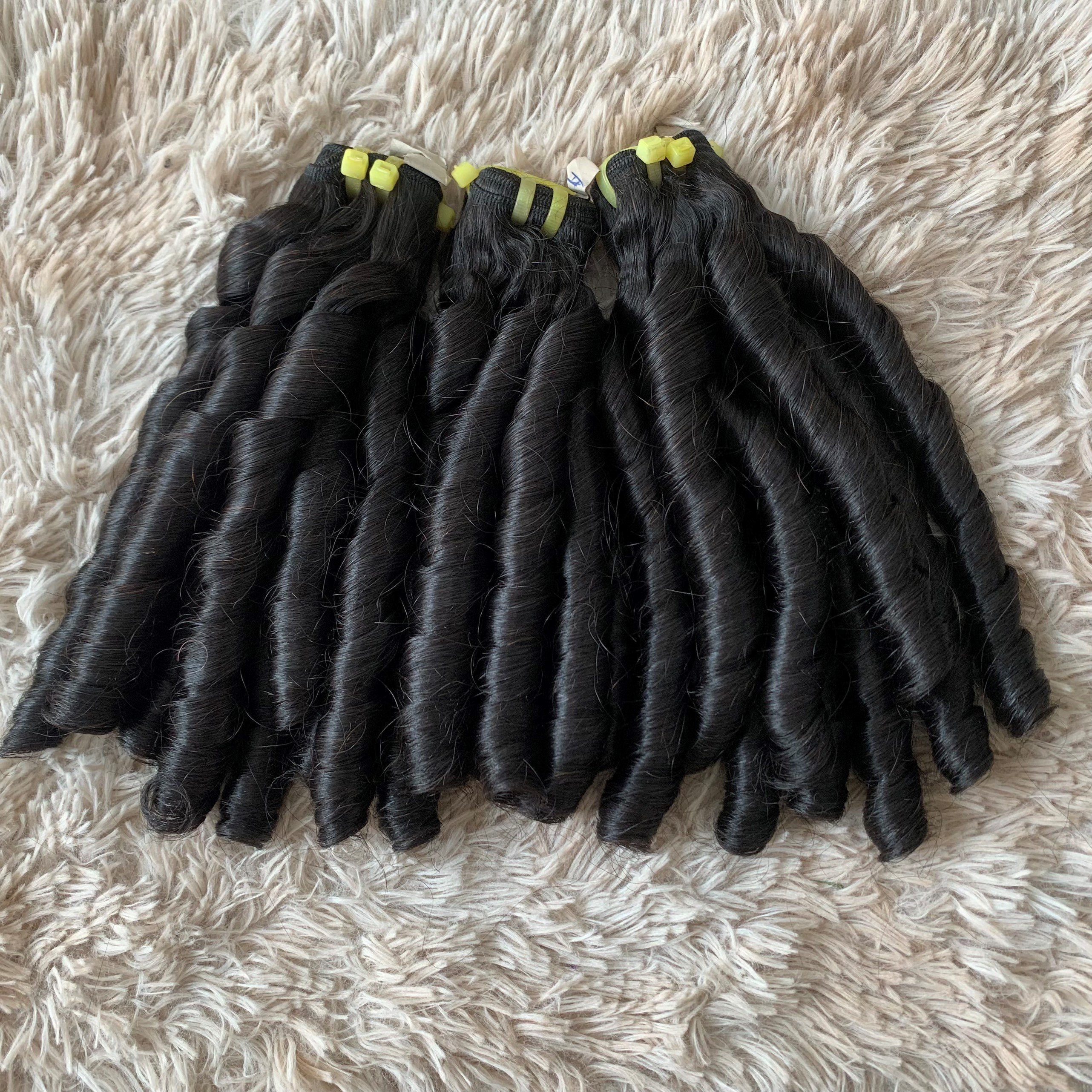 ADY Hair Wholesale Fumi Natural Color Double Drawn Virgin Hair 100% Human Hair Vietnam