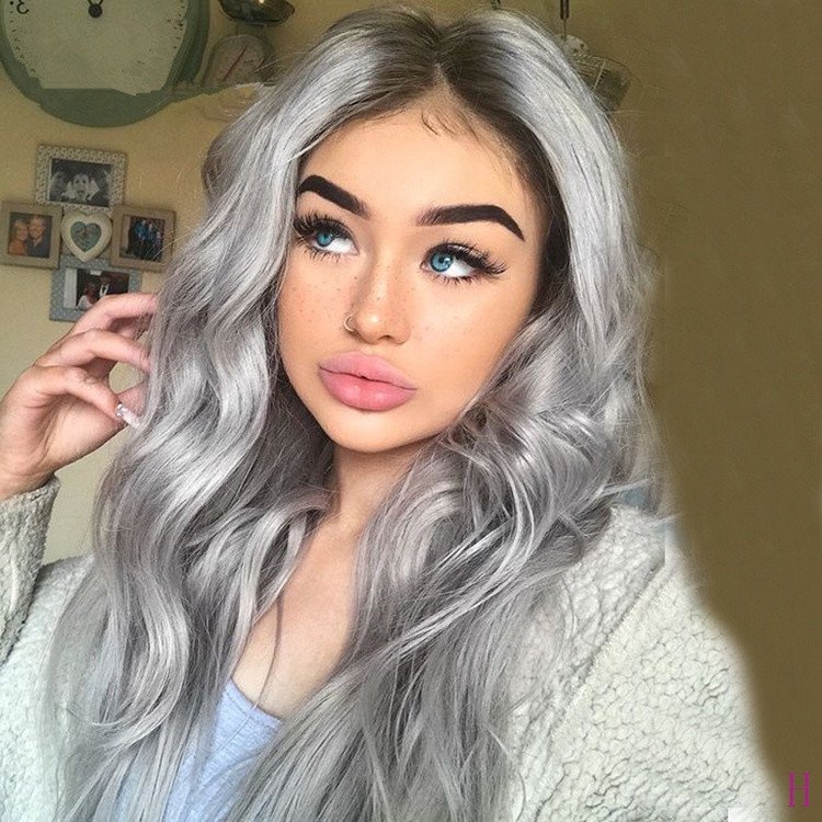 Latest Best Selling Gray Human Hair Weaves Cuticle Aligned Virgin Remy Hair Bundles Gray OEM ODM Hair Extention