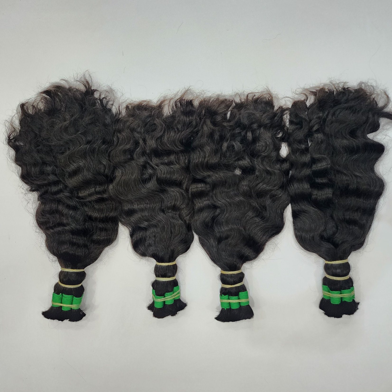Reasonable Prices Raw Indian Natural Curly Bulk Hair 100% Natural Remy Curly Bulk Human Hair Extension For Sale